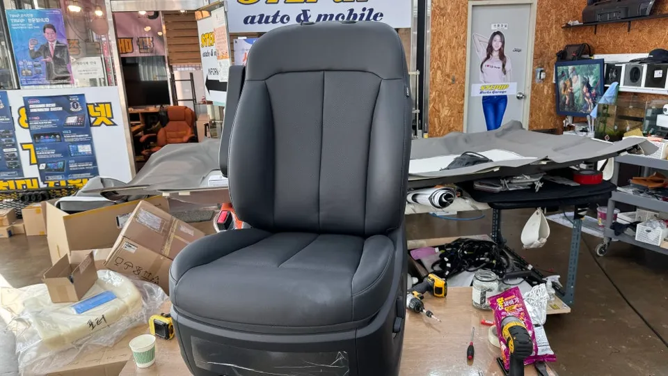 Hyundai Staria seat ventilation installation result