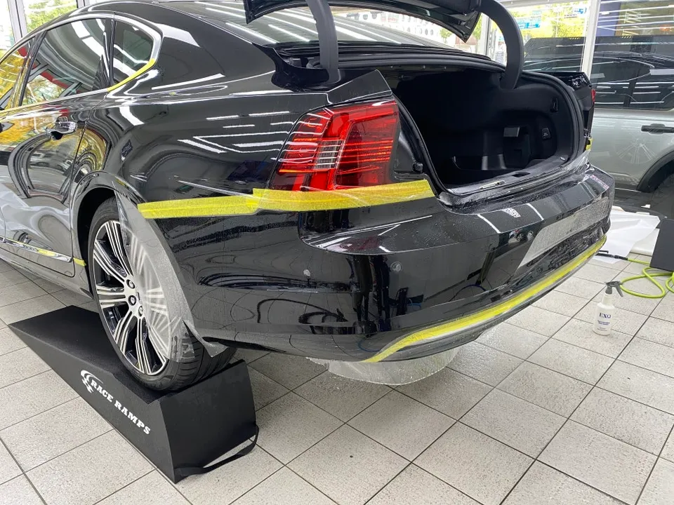 Volvo S90 ppf - Volvo S90 PPF Review: STEK DynoShield & Accident Repair photo 3