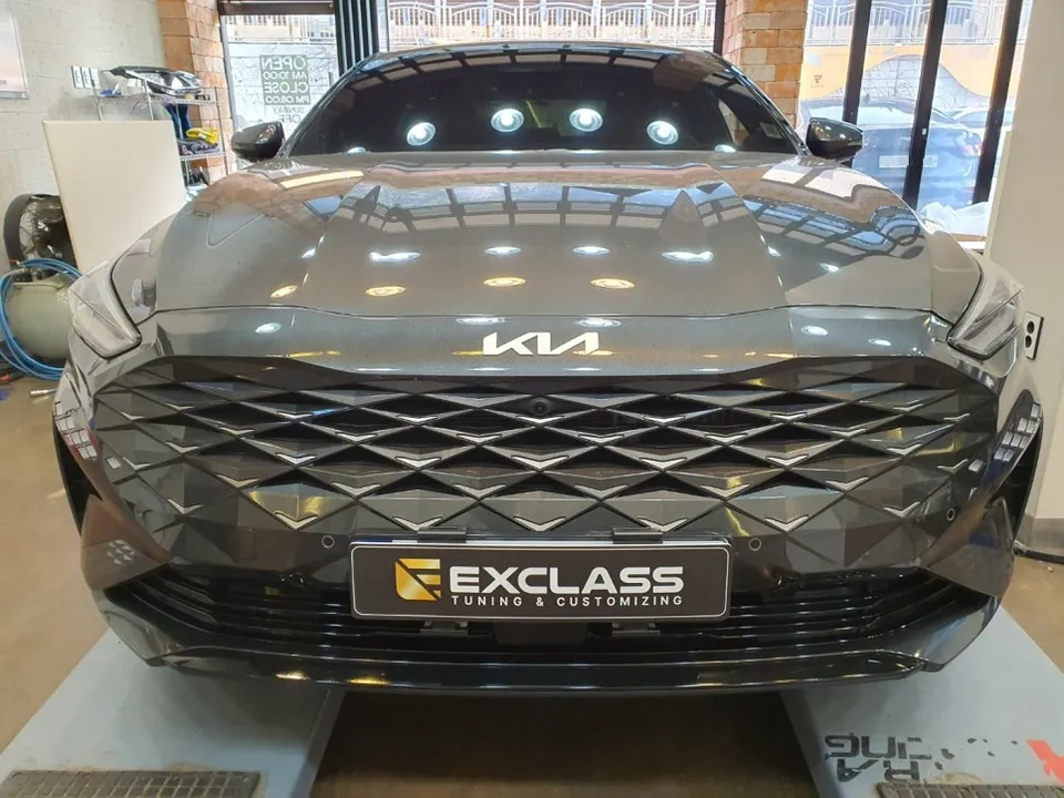 Kia K8 soundproofing installation result