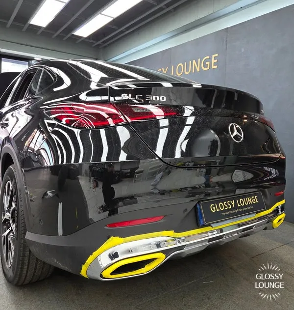 Mercedes-Benz GLC Coupe vinyl wrap - Mercedes-Benz GLC Coupe Vinyl Wrap Review: Chrome Delete Transfor photo 5