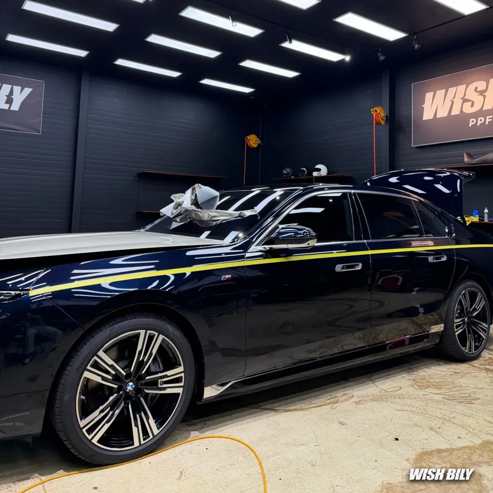 BMW 7 Series PPF施工事例｜韓国での実例紹介 施工写真 3-1