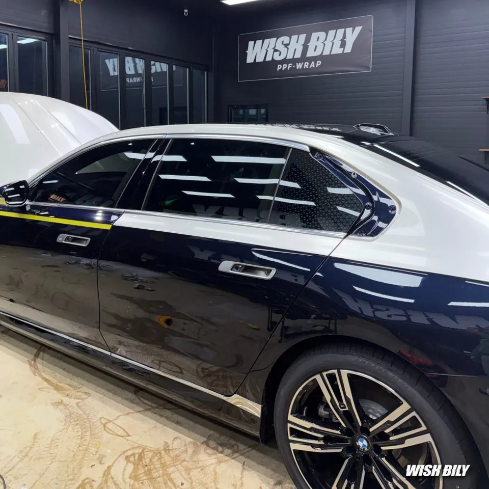 BMW 7 Series PPF施工事例｜韓国での実例紹介 施工写真 1-2