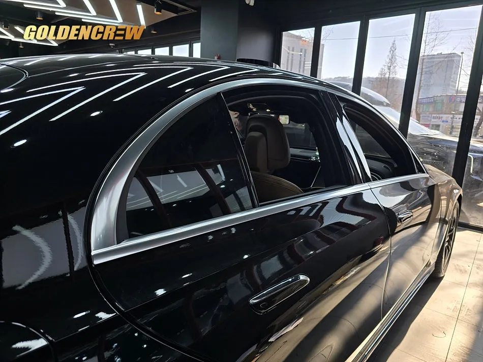 Mercedes-Benz E-Class W213のカーラッピング事例 施工写真 1-2