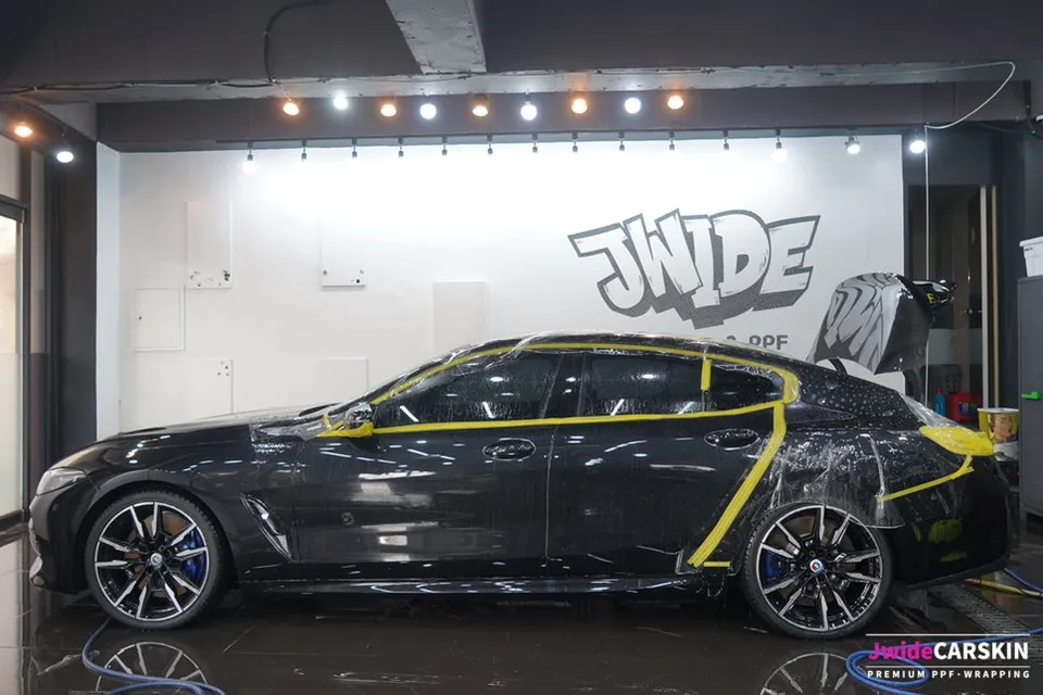 BMW 850i ppf - BMW 850i PPF Installation Review - UltraFit Full Coating photo 4