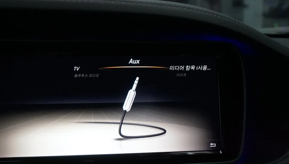 Mercedes-Benz S350のAndroid Auto・CarPlay取付事例 施工写真 4-1