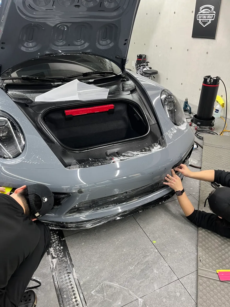 ポルシェ911 PPF施工事例｜韓国での実例と費用目安 施工写真 1-3