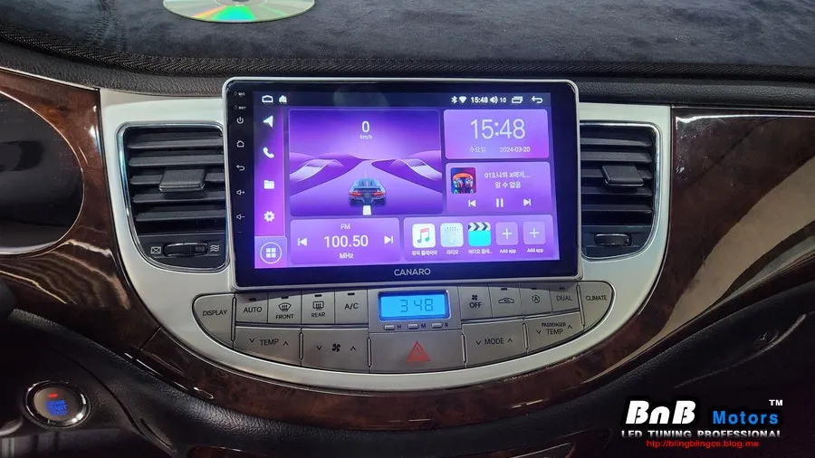 Genesis BHのAndroid Auto・CarPlay取付事例 施工写真 2-2