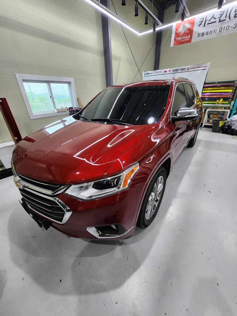 Chevrolet Traverse vinyl wrap - Chevrolet Traverse Vinyl Wrap Review — Matte Khaki Transformation photo 3