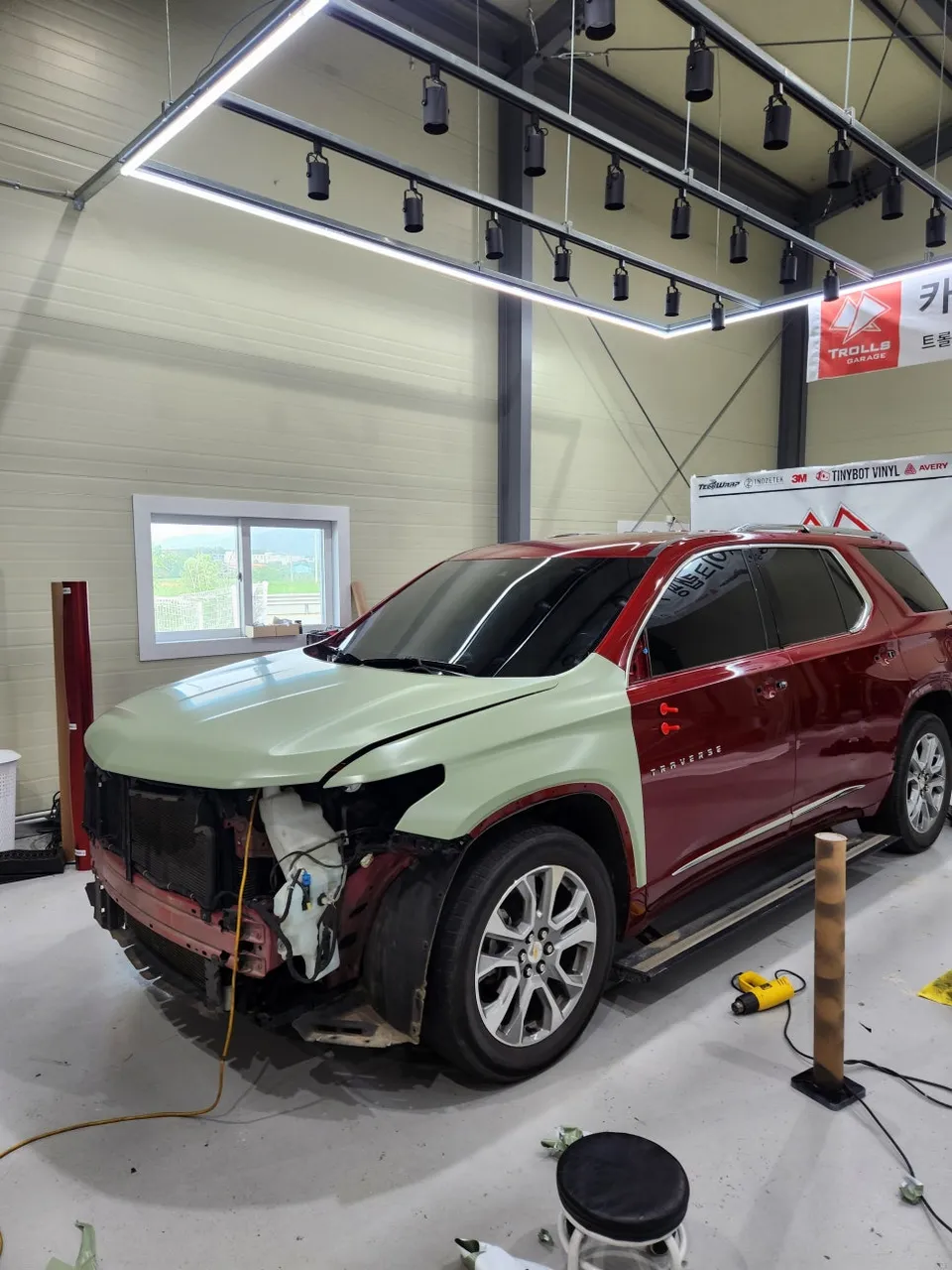 Chevrolet Traverse vinyl wrap - Chevrolet Traverse Vinyl Wrap Review — Matte Khaki Transformation photo 5