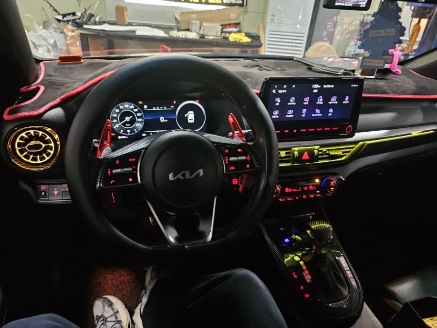 Kia K3 GT ambient lighting installation result
