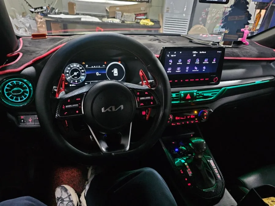 Kia K3 GT ambient lighting - Kia K3 GT Ambient Lighting Review — Under $40 Upgrade photo 4