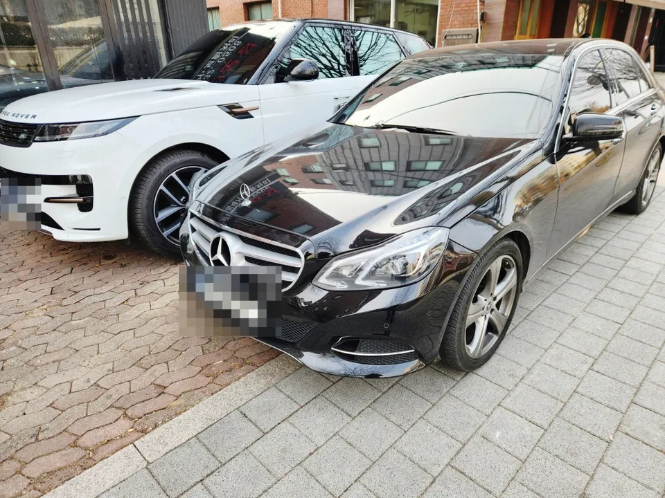 Mercedes-Benz E-Class body repair installation result