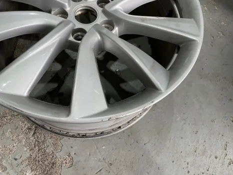 Tesla Model 3 wheel repair - Tesla Model 3 Wheel Repair — Curb Rash Restoration Case Study photo 4