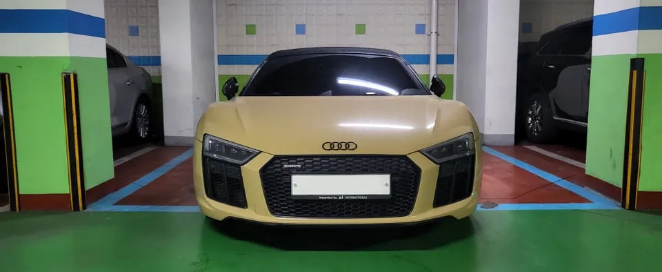 Audi R8 ppf installation result