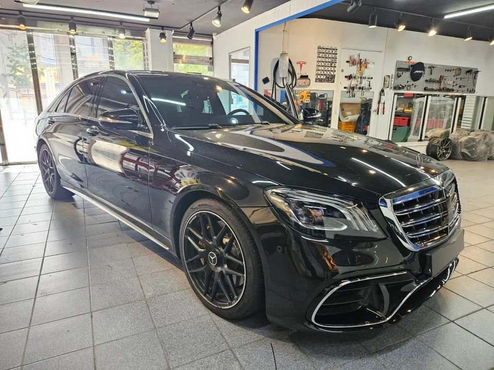 Mercedes-Benz S-Class W222 body repair installation result