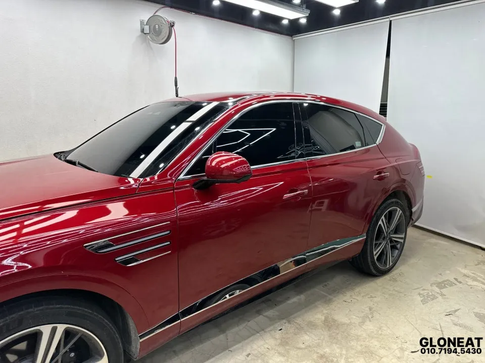 Genesis GV80 Coupe vinyl wrap - Genesis GV80 Coupe Vinyl Wrap Review: Black Edition Cost photo 3