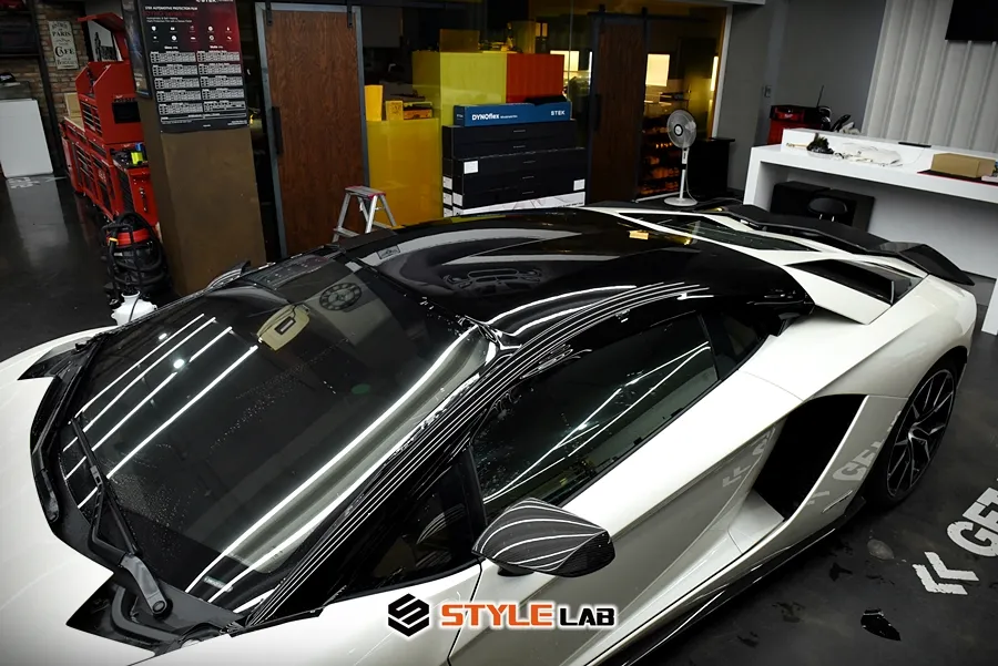 Lamborghini AventadorのPPF施工事例|費用目安・仕上がり 施工写真 3-1