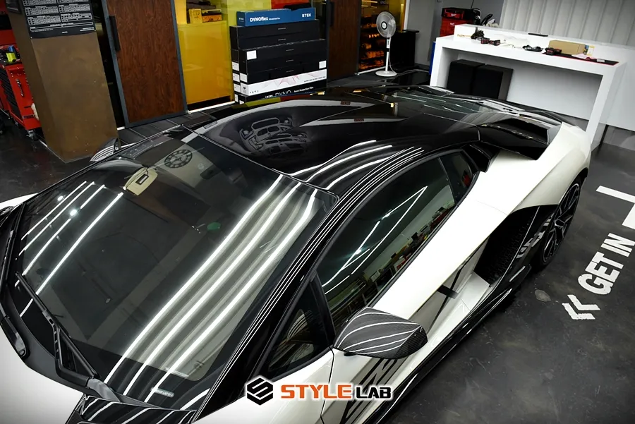 Lamborghini AventadorのPPF施工事例|費用目安・仕上がり 施工写真 2-2