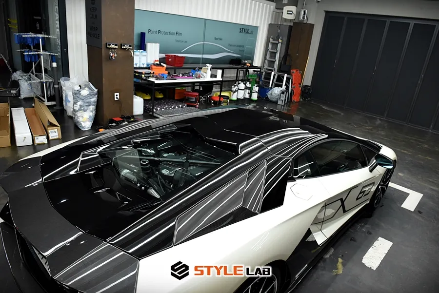 Lamborghini AventadorのPPF施工事例|費用目安・仕上がり 施工写真 3-2
