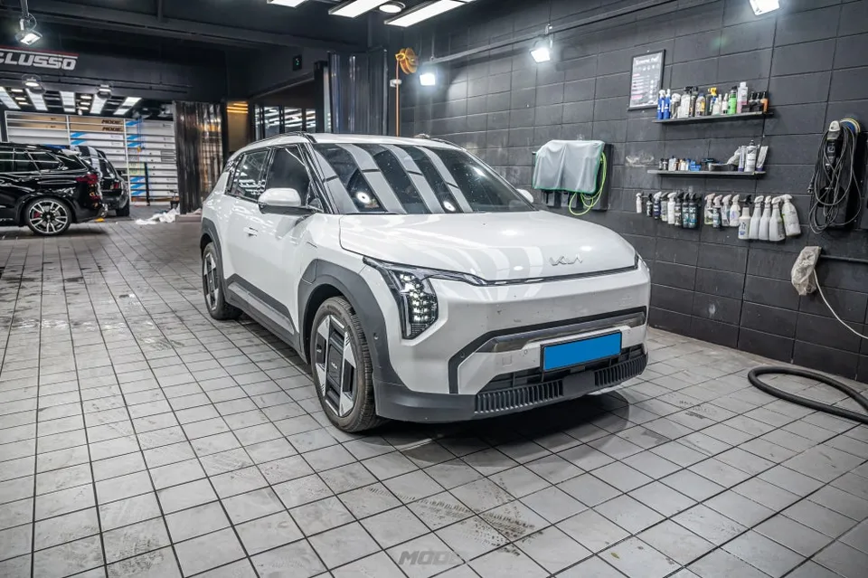Kia EV3 ceramic coating installation result
