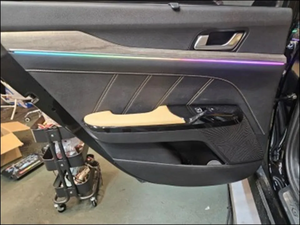 Kia K5 DL3 ambient lighting - Kia K5 Ambient Lighting Review: RGB & Moving Effects photo 8