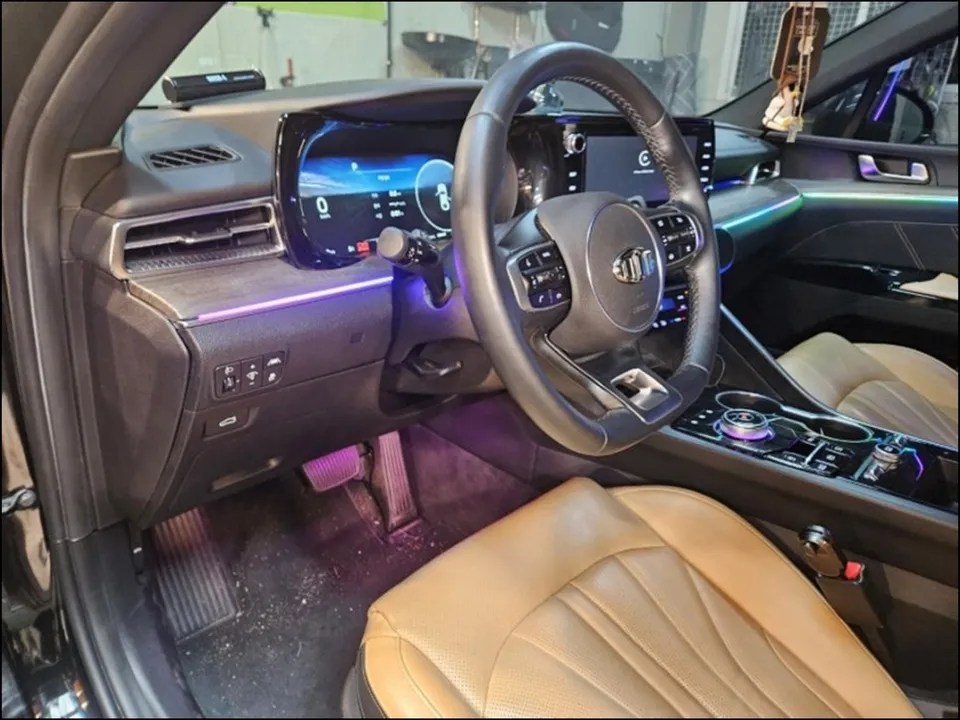 Kia K5 DL3 ambient lighting - Kia K5 Ambient Lighting Review: RGB & Moving Effects photo 10