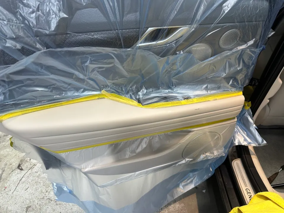 Genesis G80 interior customization - Genesis G80 Interior Customization Review: Leather Repair Results photo 4