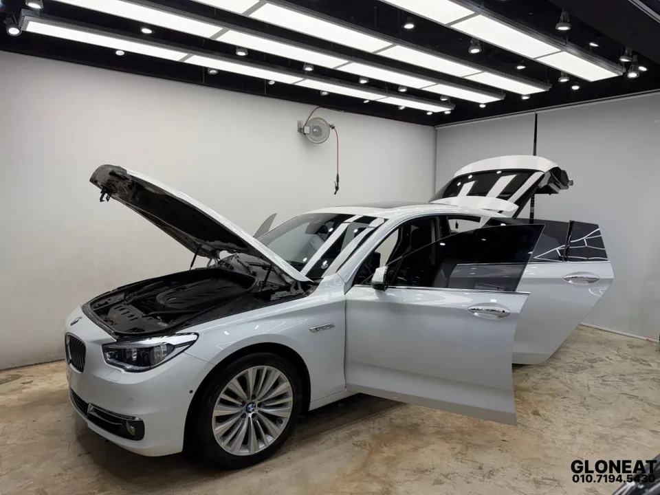 BMW 5 Series GTのガラスコーティング事例|費用目安と仕上がり 施工写真 3-1