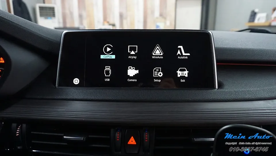 BMW X5 F15のAndroid Auto・CarPlay取付事例 施工写真 2-2
