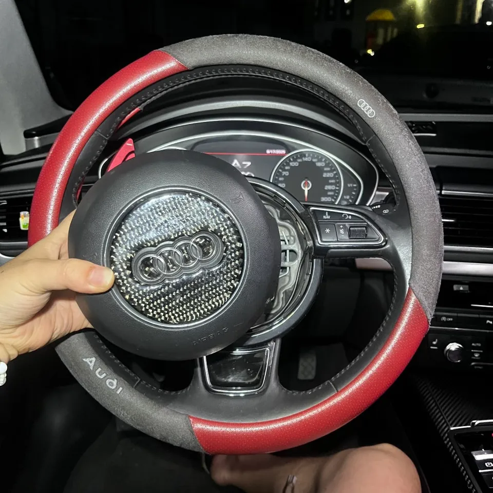 Audi A7のAndroid Auto・CarPlay取付事例 施工写真 3-1