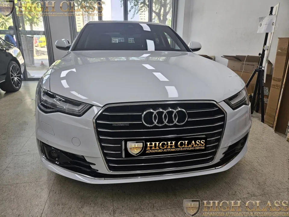 Audi A6 C7 car audio installation result