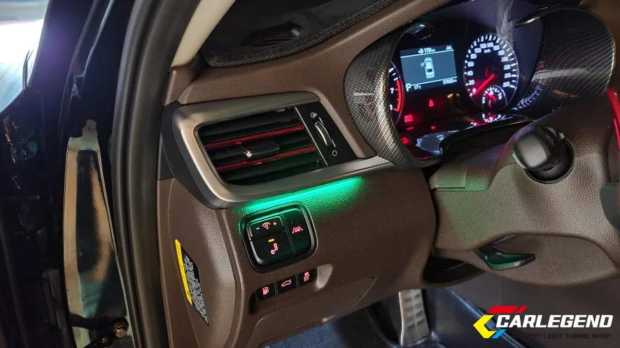 Kia K5 DL3 ambient lighting - Kia K5 Ambient Lighting Upgrade Review photo 6