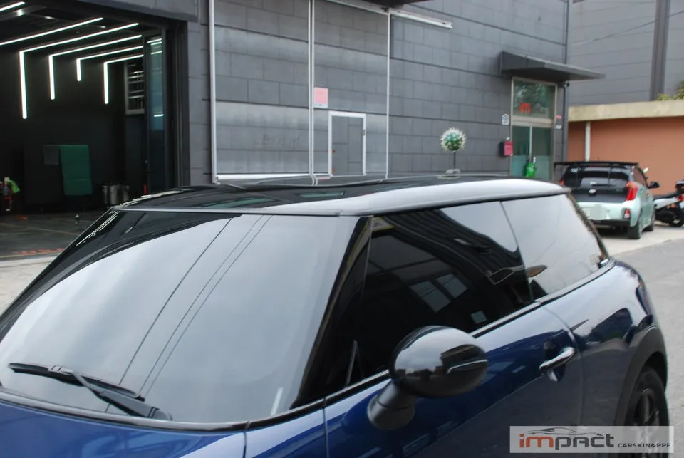 MINI MINI Cooperのカーラッピング事例|費用目安・仕上がり 施工写真 1-3