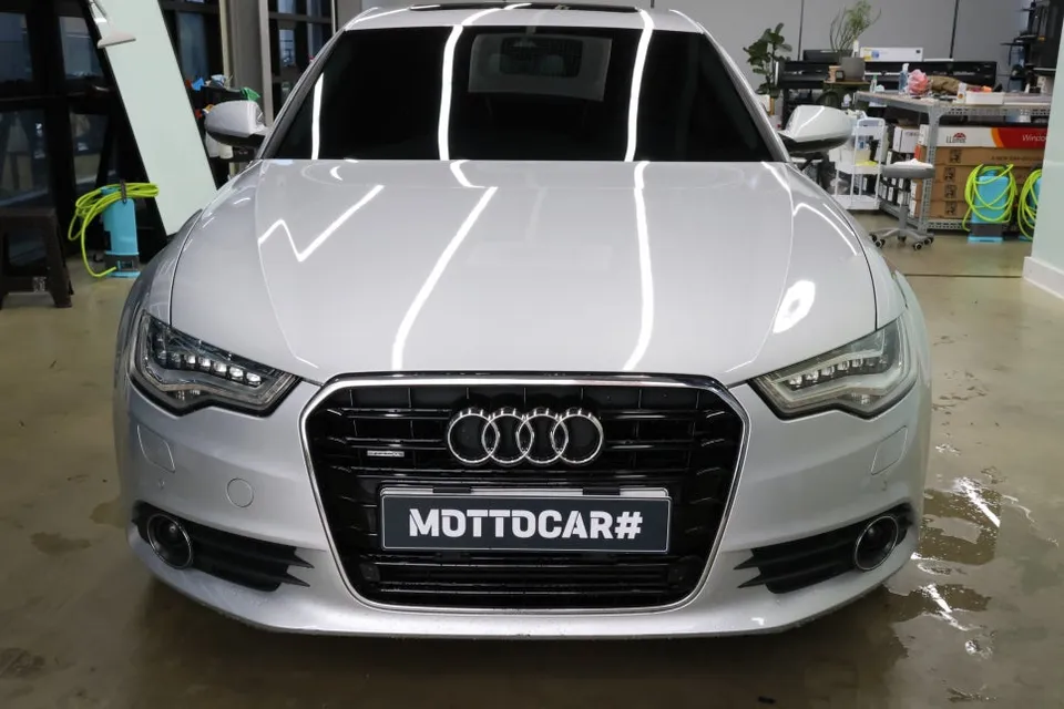 Audi A6のカーフィルム施工事例|費用目安・仕上がり 施工写真 4-1