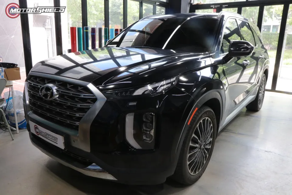 Hyundai Palisadeのカーラッピング事例|費用目安・仕上がり 施工写真 1-2