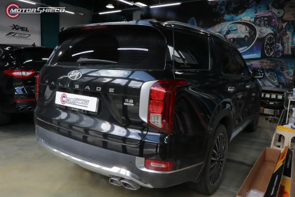 Hyundai Palisadeのカーラッピング事例|費用目安・仕上がり 施工写真 3-2