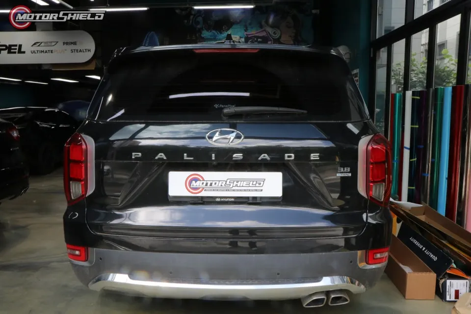 Hyundai Palisadeのカーラッピング事例|費用目安・仕上がり 施工写真 4-2