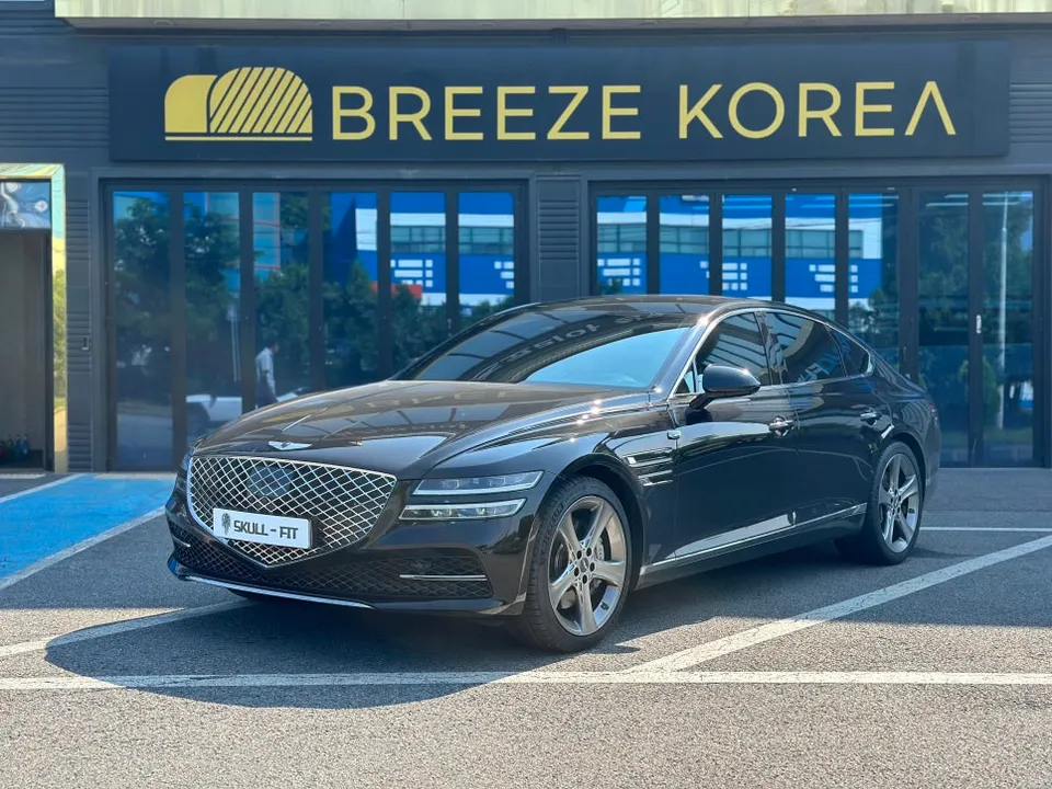 Genesis G80 PPF再施工事例｜韓国での保険修理 写真