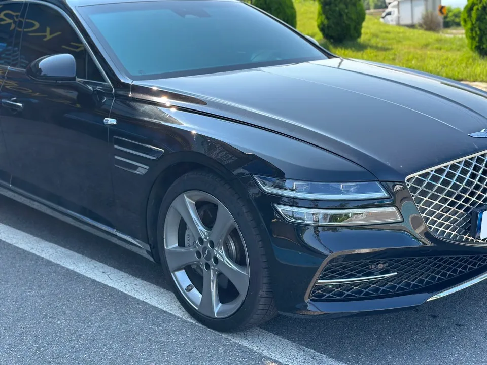 Genesis G80 PPF再施工事例｜韓国での保険修理 施工写真 3-1