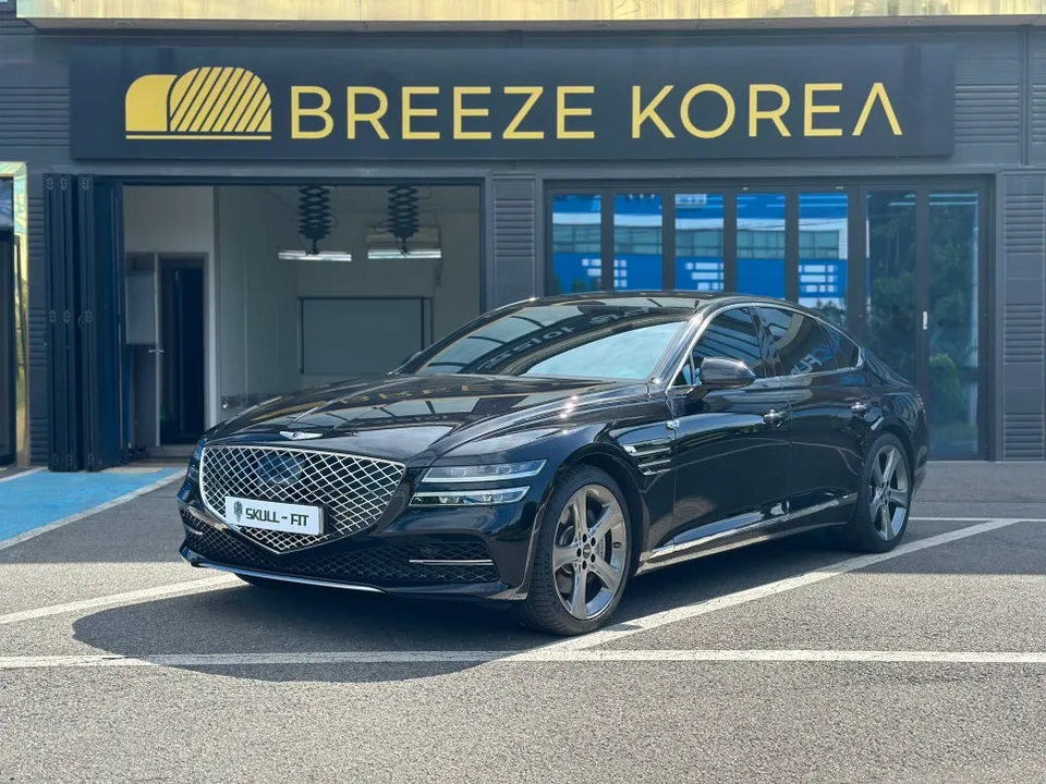 Genesis G80 PPF再施工事例｜韓国での保険修理 施工写真 2-3