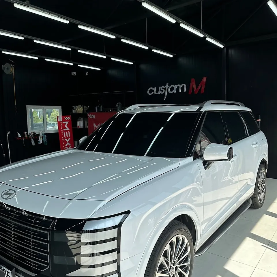 Hyundai Palisadeのカーラッピング事例|費用目安・仕上がり 施工写真 3-1