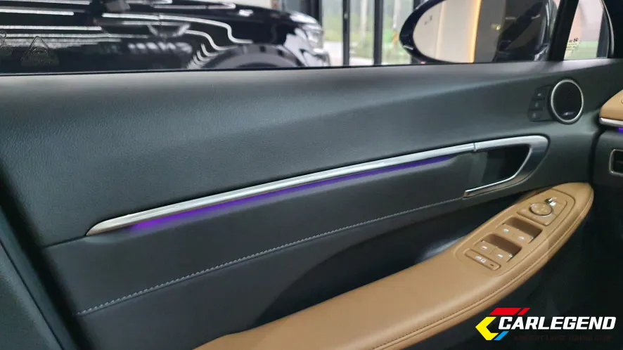 Hyundai Sonata DN8 ambient lighting - Hyundai Sonata Ambient Lighting Upgrade: Brighter Interior LEDs photo 3