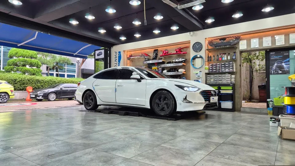 Hyundai Sonata DN8 body kit installation result