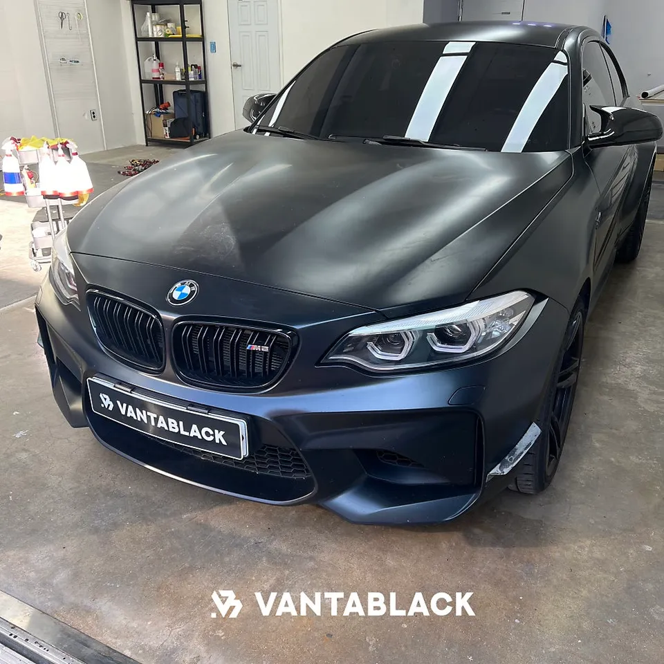 BMW M2 F87 PPF施工事例｜旧フィルム除去と再施工 施工写真 2-2