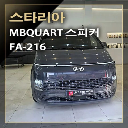 Hyundai Staria car audio installation result