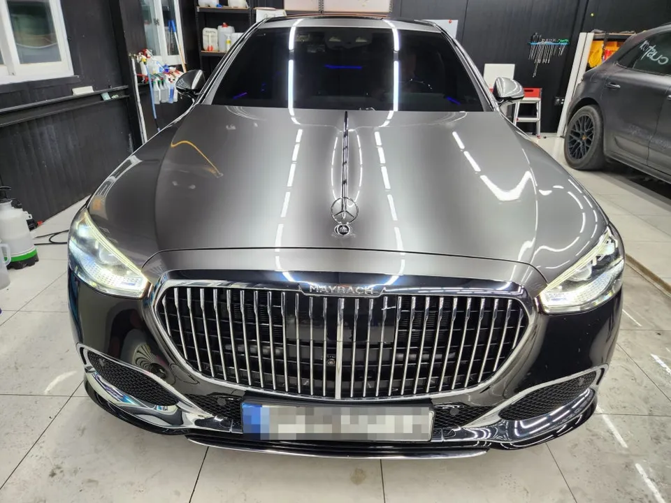 Mercedes-Benz S-Class Maybach vinyl wrap - Mercedes-Benz S-Class Maybach Vinyl Wrap Review — Seamless Two-To photo 5
