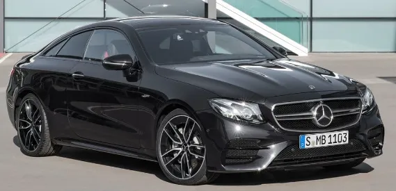 Mercedes-Benz E-Class Coupe body kit installation result