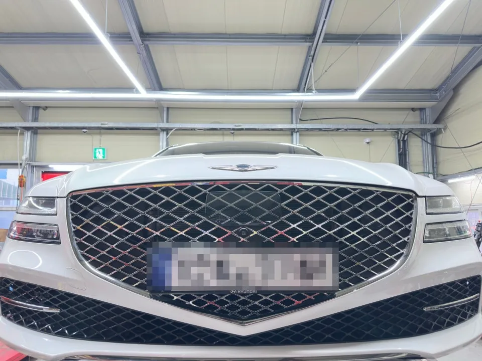 Genesis G80のホイールリペア・塗装事例 施工写真 1-1