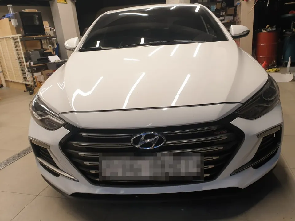 Hyundai Elantra AD body kit installation result