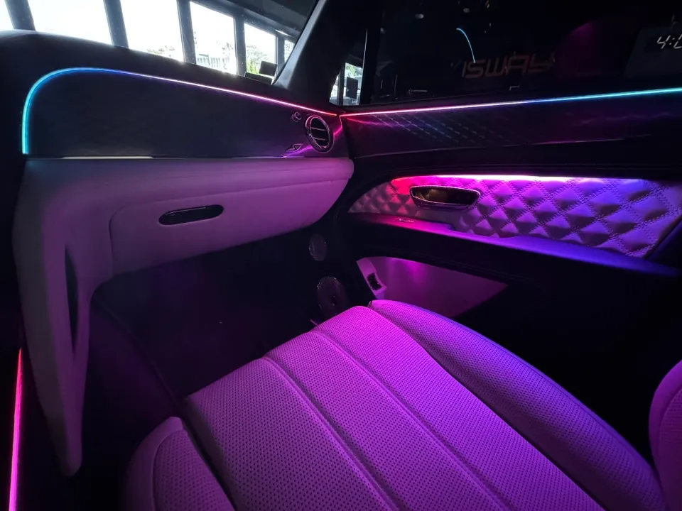 Bentley Bentayga ambient lighting - Bentley Bentayga Ambient Lighting Upgrade: 8-Hour Transformation photo 6